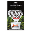 University of Wisconsin Badger Head Acrylic Plant Stake