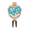 Zeta Tau Alpha Crest Color Plant Stake